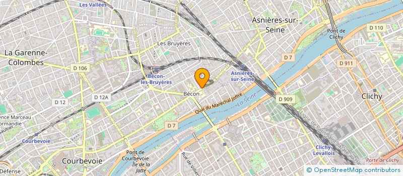 localisation de l'entreprise MONSIEUR DAVID TOLEDANO à COURBEVOIE