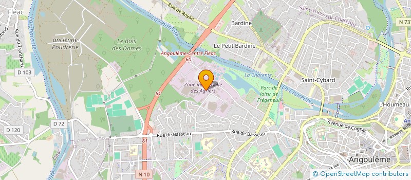 localisation de l'entreprise MONSIEUR DAVID TOLLET à ANGOULEME
