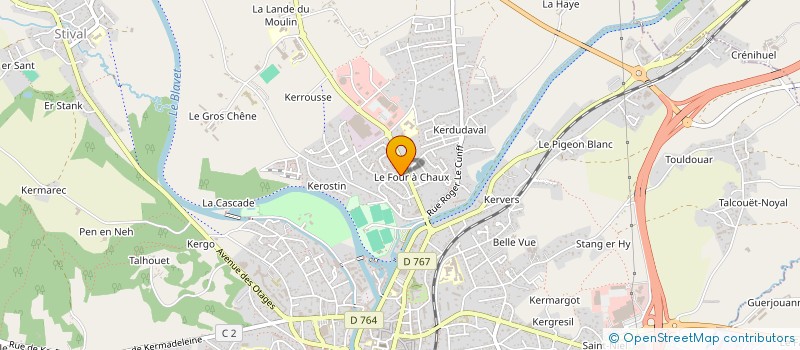 localisation de l'entreprise MONSIEUR DAVID TONNERRE à PONTIVY