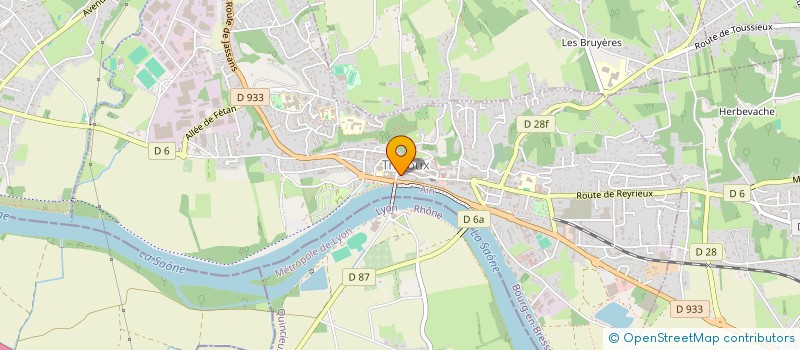 localisation de l'entreprise MONSIEUR DAVID TORCHET DIT RENARD à TREVOUX