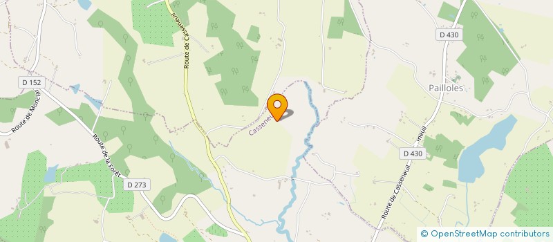 localisation de l'entreprise MONSIEUR DAVID TOSOLINI  CASSENEUIL