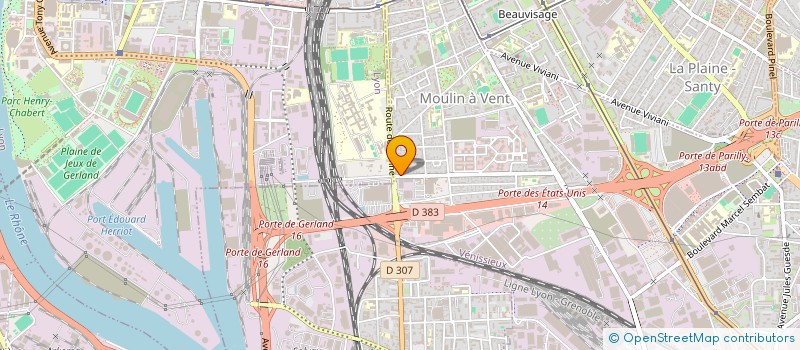 localisation de l'entreprise MONSIEUR DAVID TOSTE BASSE  VENISSIEUX