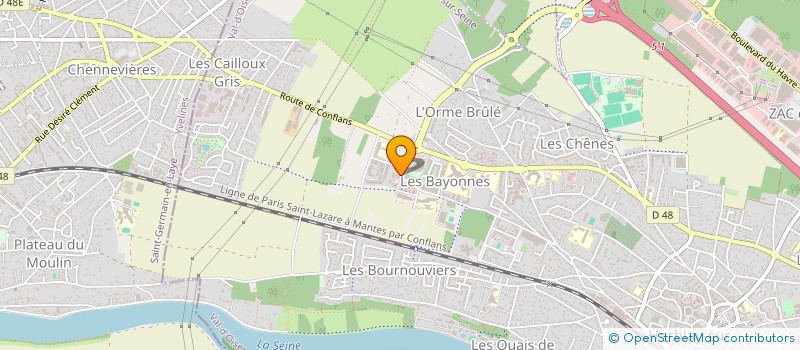 localisation de l'entreprise MONSIEUR DAVID TOSTEN  HERBLAY-SUR-SEINE