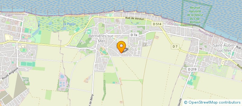 localisation de l'entreprise MONSIEUR DAVID TOUFFET  BERNIERES-SUR-MER