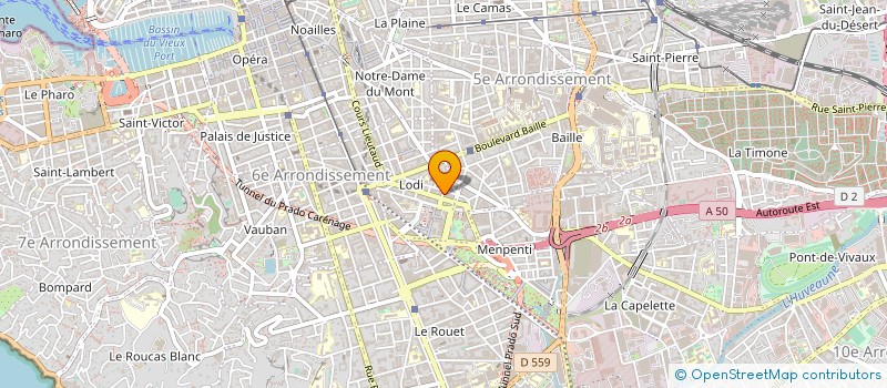 localisation de l'entreprise MONSIEUR DAVID TOUITOU à MARSEILLE