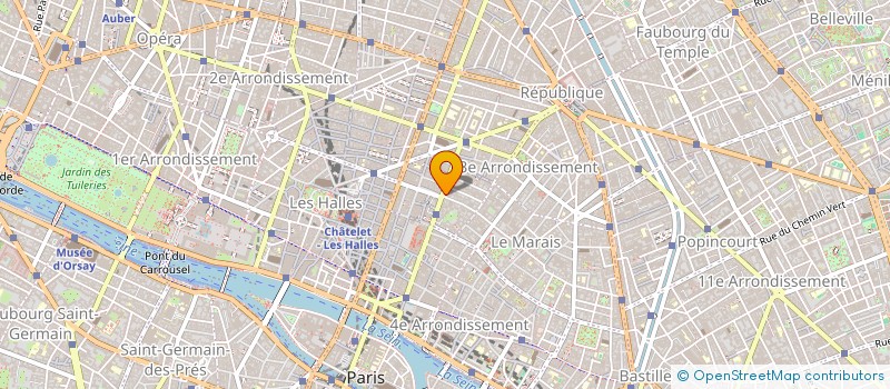 localisation de l'entreprise MONSIEUR DAVID TOULY  PARIS