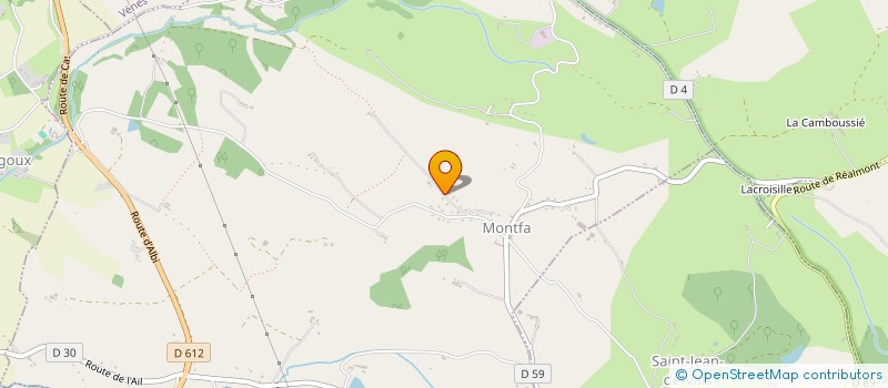 localisation de l'entreprise MONSIEUR DAVID TOUREL  MONTFA