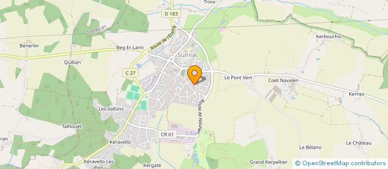 localisation de l'entreprise MONSIEUR DAVID TOURET  SULNIAC