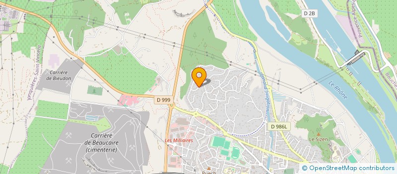 localisation de l'entreprise MONSIEUR DAVID TOURNOIS  BEAUCAIRE