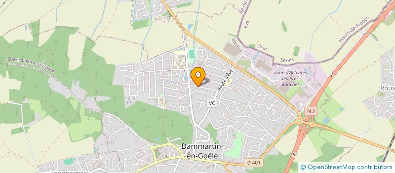 localisation de l'entreprise MONSIEUR DAVID TRANCHOT à DAMMARTIN-EN-GOELE
