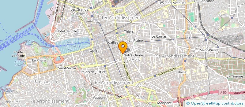localisation de l'entreprise MONSIEUR DAVID TREGOAT à MARSEILLE