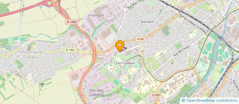 localisation de l'entreprise MONSIEUR DAVID TREYER  MULHOUSE