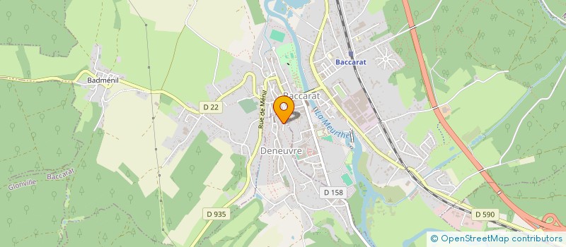 localisation de l'entreprise MONSIEUR DAVID TRIBOULOT  DENEUVRE