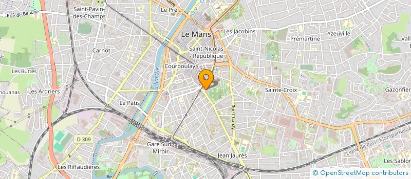 localisation de l'entreprise MONSIEUR DAVID TRICOIRE  LE MANS