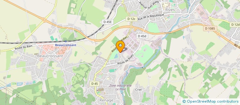 localisation de l'entreprise MONSIEUR DAVID TRICOLI  SASSENAGE