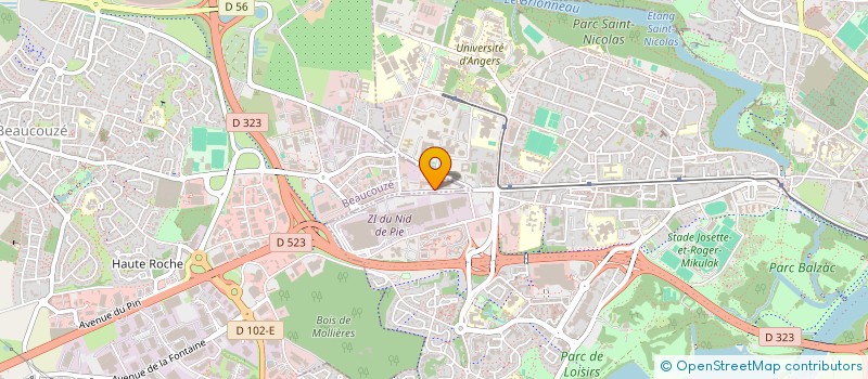 localisation de l'entreprise MONSIEUR DAVID TRIGOLET  ANGERS