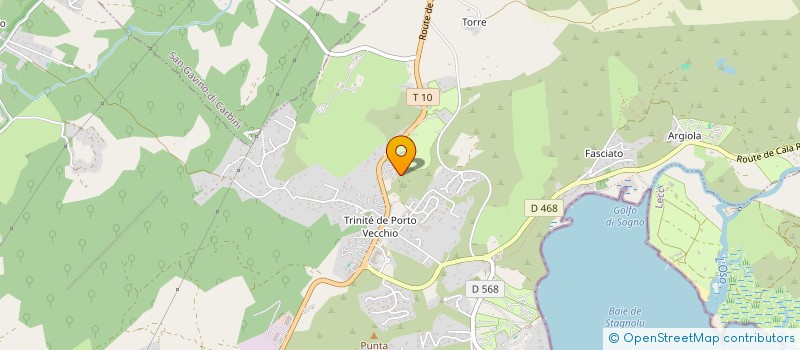 localisation de l'entreprise MONSIEUR DAVID TRINEL à PORTO-VECCHIO