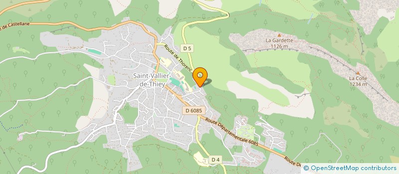 localisation de l'entreprise MONSIEUR DAVID TRISTAN REVERDY  SAINT-VALLIER-DE-THIEY