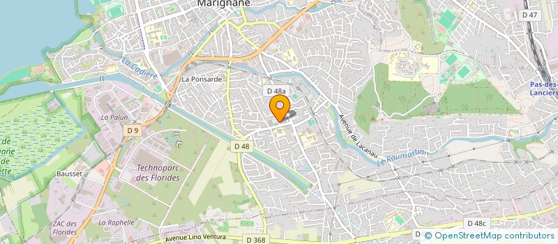 localisation de l'entreprise MONSIEUR DAVID TROALEN  MARIGNANE