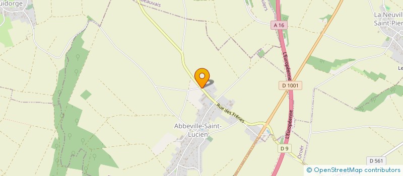localisation de l'entreprise MONSIEUR DAVID TROCHERY  ABBEVILLE-SAINT-LUCIEN