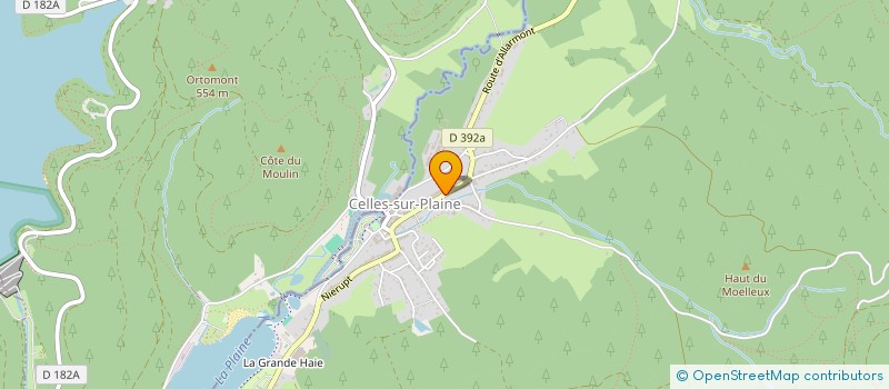 localisation de l'entreprise MONSIEUR DAVID TROCME  CELLES-SUR-PLAINE