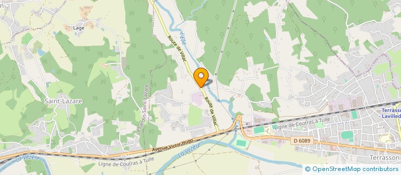 localisation de l'entreprise MONSIEUR DAVID TROLIN  TERRASSON-LAVILLEDIEU