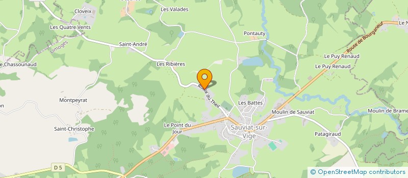 localisation de l'entreprise MONSIEUR DAVID TROLIO  SAUVIAT-SUR-VIGE