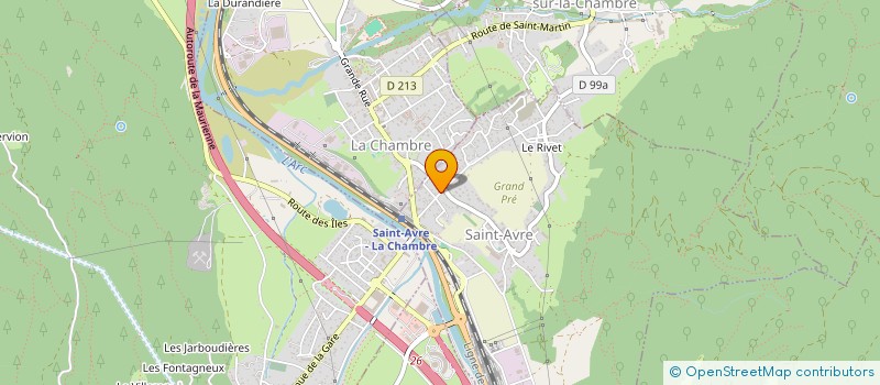 localisation de l'entreprise MONSIEUR DAVID TRONEL à SAINT-AVRE