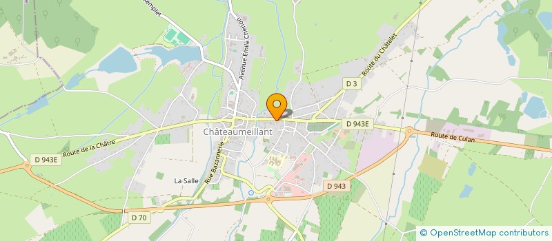 localisation de l'entreprise MONSIEUR DAVID TROTIER  CHATEAUMEILLANT