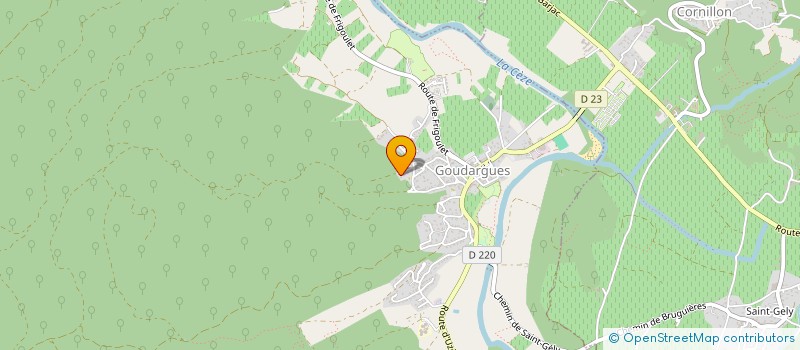 localisation de l'entreprise MONSIEUR DAVID TROUILLAS  GOUDARGUES