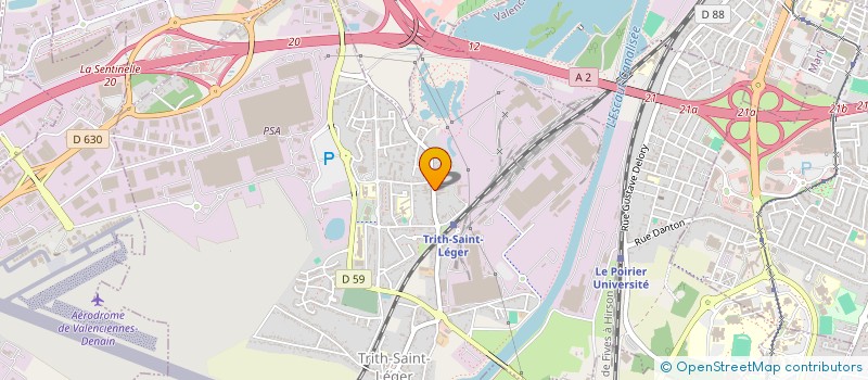 localisation de l'entreprise MONSIEUR DAVID TROUILLET  TRITH-SAINT-LEGER