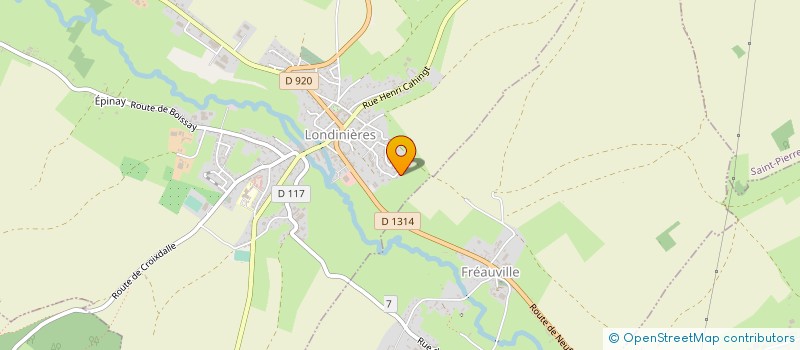 localisation de l'entreprise MONSIEUR DAVID TROUSSEL  LONDINIERES