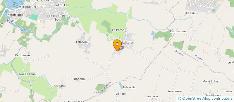 localisation de l'entreprise MONSIEUR DAVID TRUCHOT à PLOUGOUMELEN