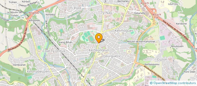 localisation de l'entreprise MONSIEUR DAVID TUBERT PIERANTONELLI à QUIMPER