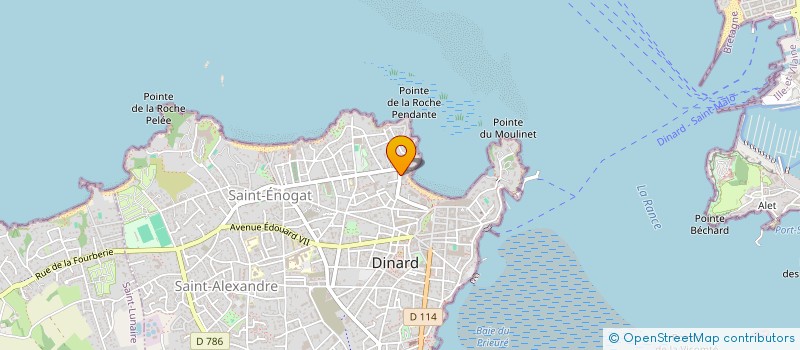 localisation de l'entreprise MONSIEUR DAVID TULLET  DINARD