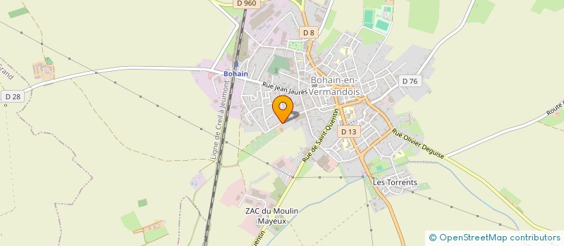 localisation de l'entreprise MONSIEUR DAVID TURBE à BOHAIN-EN-VERMANDOIS