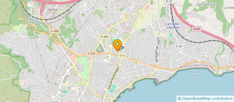 localisation de l'entreprise MONSIEUR DAVID TURCO à LA CIOTAT