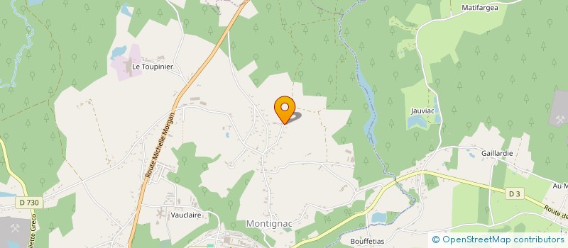 localisation de l'entreprise MONSIEUR DAVID TURPIN  MONTPON-MENESTEROL
