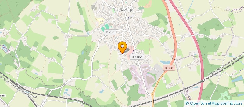 localisation de l'entreprise MONSIEUR DAVID TURPIN à LA BAZOGE
