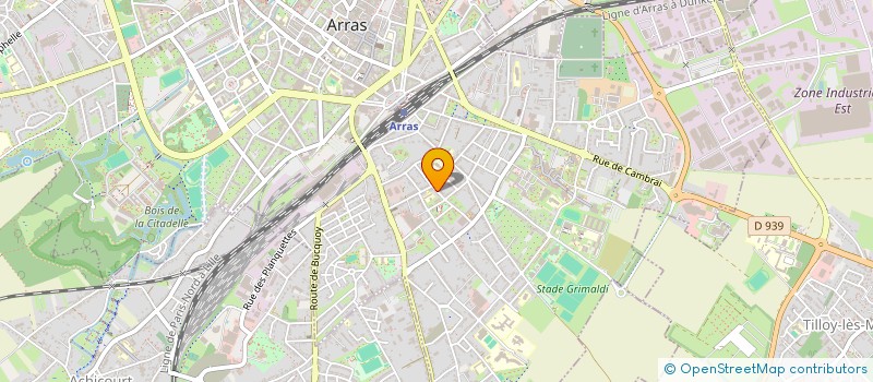 localisation de l'entreprise MONSIEUR DAVID TYCZYNSKI à ARRAS