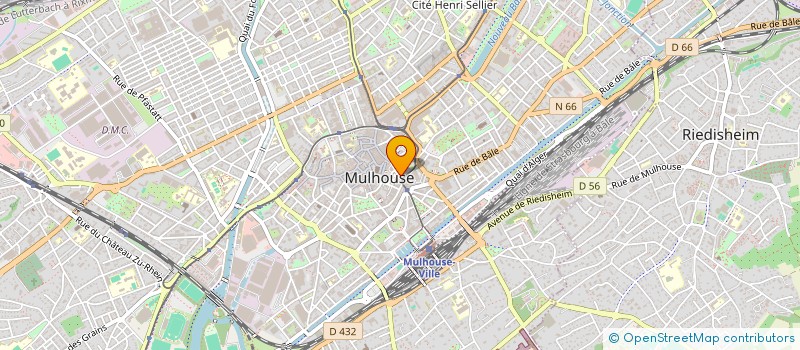 localisation de l'entreprise MONSIEUR DAVID ULLMANN  MULHOUSE