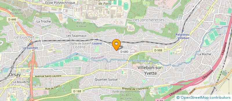 localisation de l'entreprise MONSIEUR DAVID UNTEREINER  PALAISEAU