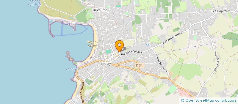 localisation de l'entreprise MONSIEUR DAVID URBAN à ERQUY