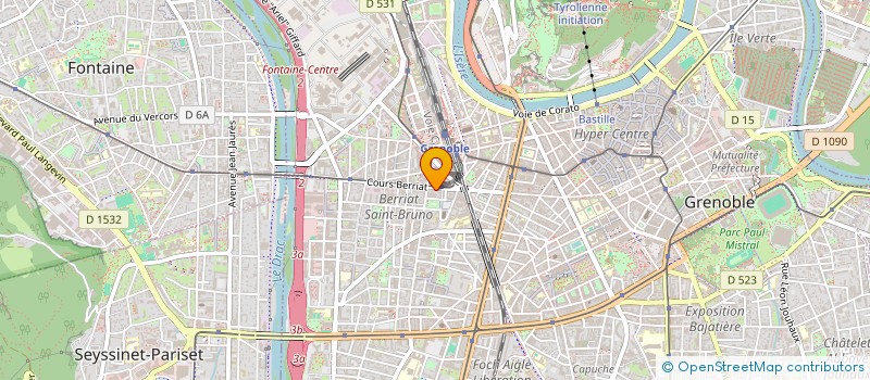 localisation de l'entreprise MONSIEUR DAVID VACHERON à GRENOBLE