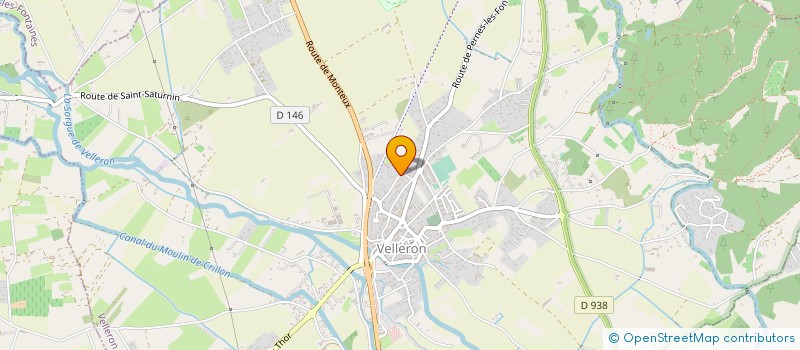 localisation de l'entreprise MONSIEUR DAVID VACHET  VELLERON