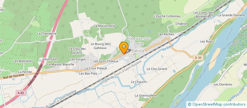 localisation de l'entreprise MONSIEUR DAVID VALENCE  COTEAUX-SUR-LOIRE