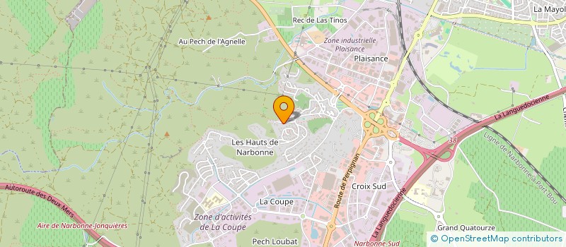 localisation de l'entreprise MONSIEUR DAVID VALERO  NARBONNE