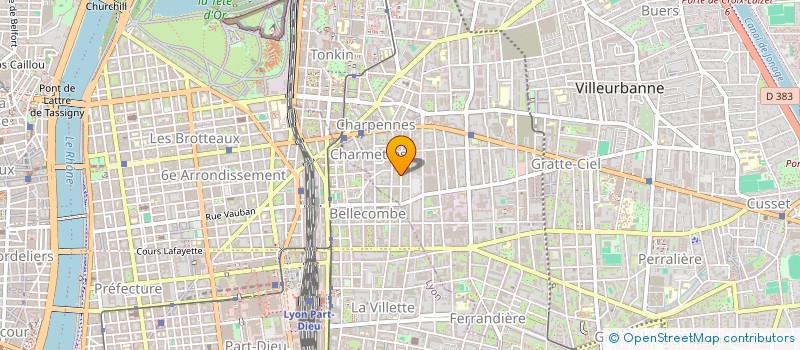 localisation de l'entreprise MONSIEUR DAVID VALLAR  VILLEURBANNE