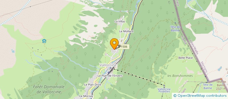 localisation de l'entreprise MONSIEUR DAVID VALLAS  VALLORCINE