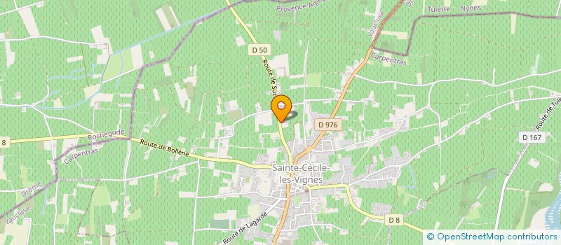 localisation de l'entreprise MONSIEUR DAVID VALLEE  SAINTE-CECILE-LES-VIGNES
